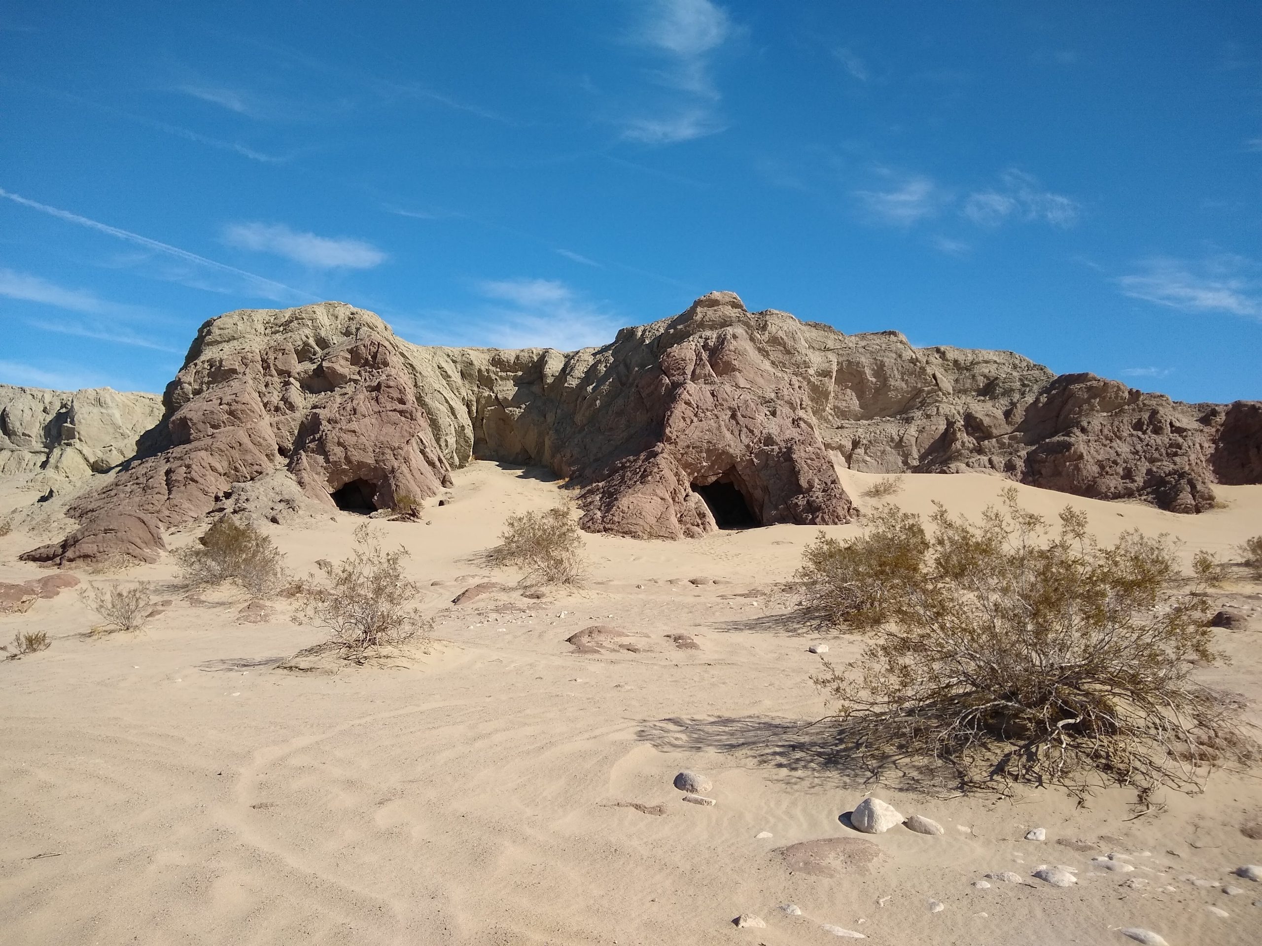 Caves somewhere in the desert
